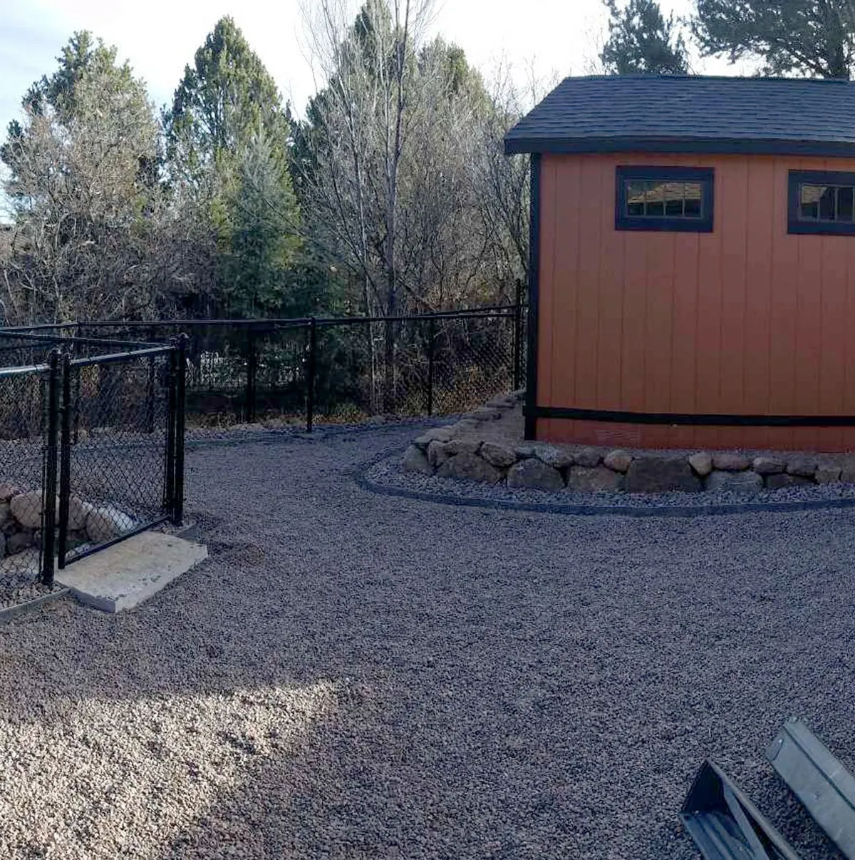 Residential K9Grass artificial turf before photo Residential K9Grass artificial turf before photo
